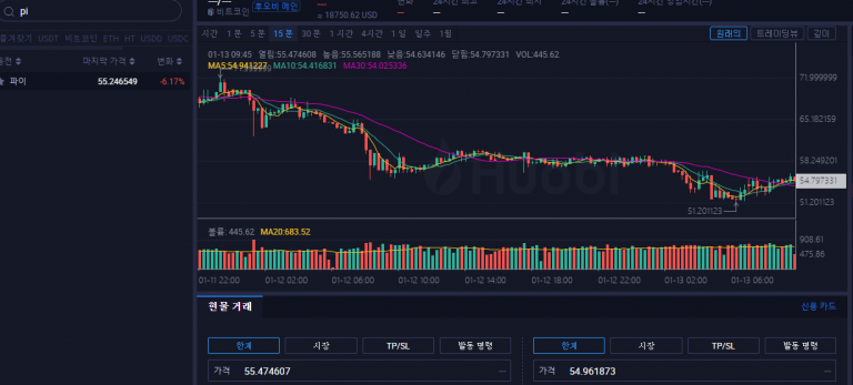 Pi Network 후오비 상장 6200% 급등